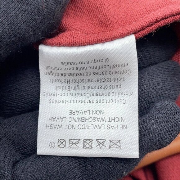 HERMES Sack Aline Size MM Toile Chevrons/Barenia Leather Rouge H/Gold - Picture 8 of 10